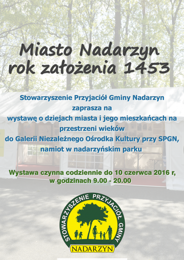 SPGN zaprasza do obejrzenia nowej wystawy - MIASTO NADARZYN